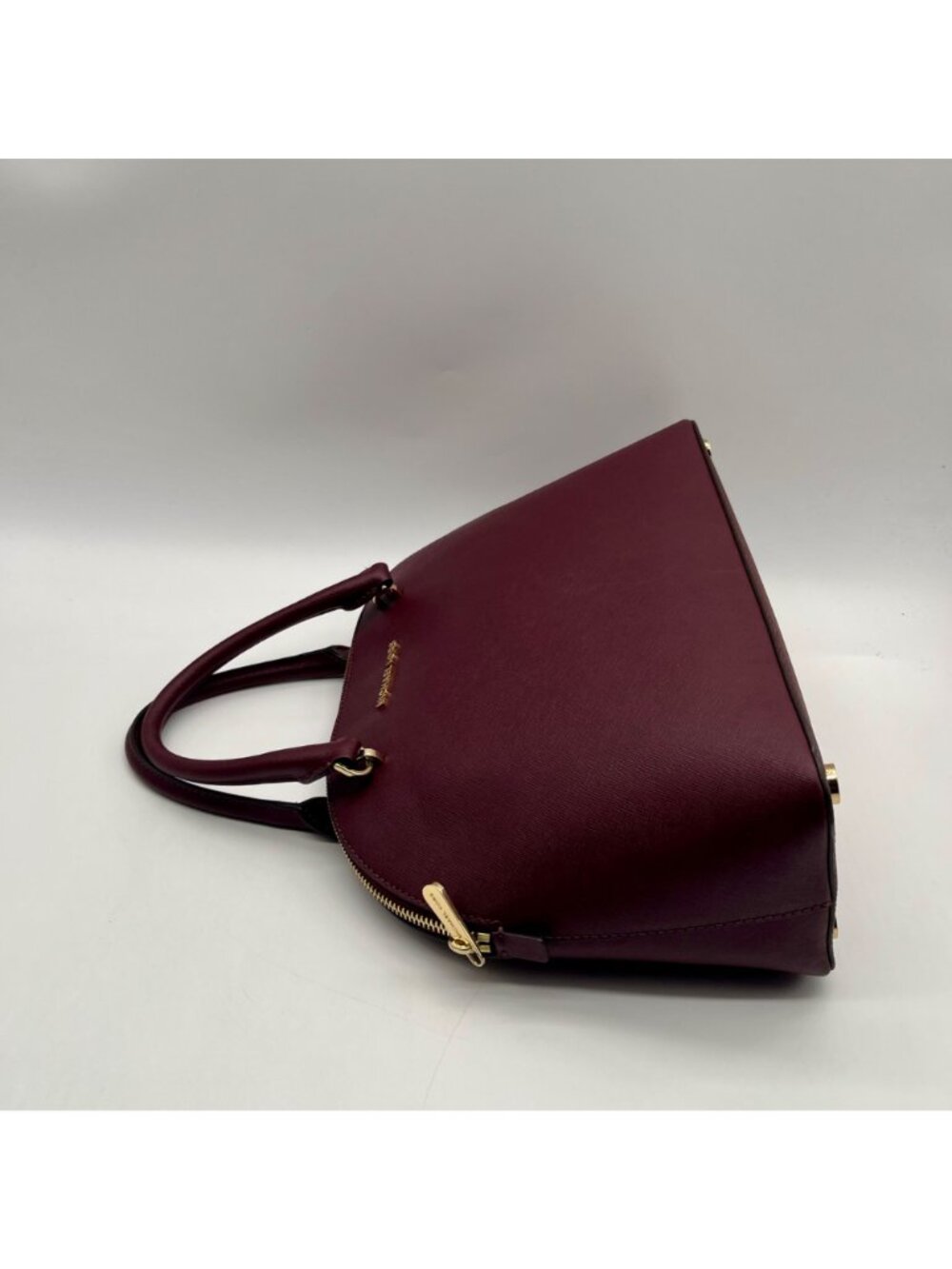 Michael Kors Burgundy Leather Handbag - Picture 4 of 11